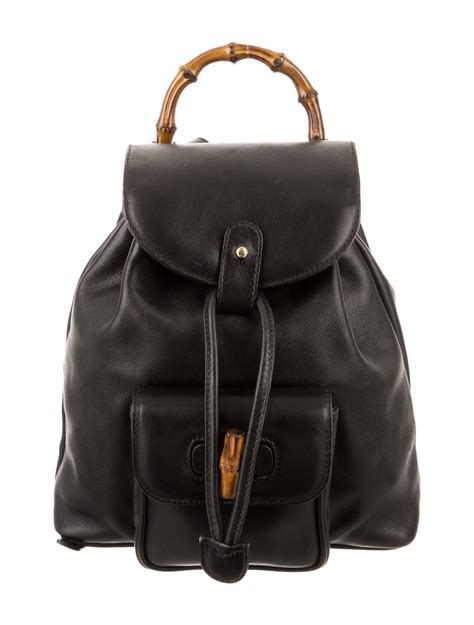 gucci bambus tasche|gucci bamboo backpack.